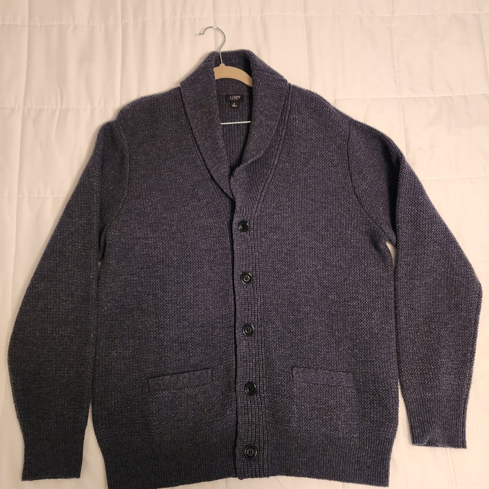 JCrew Navy Blue Cardigan